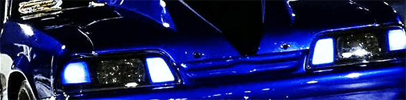 Car headlights background