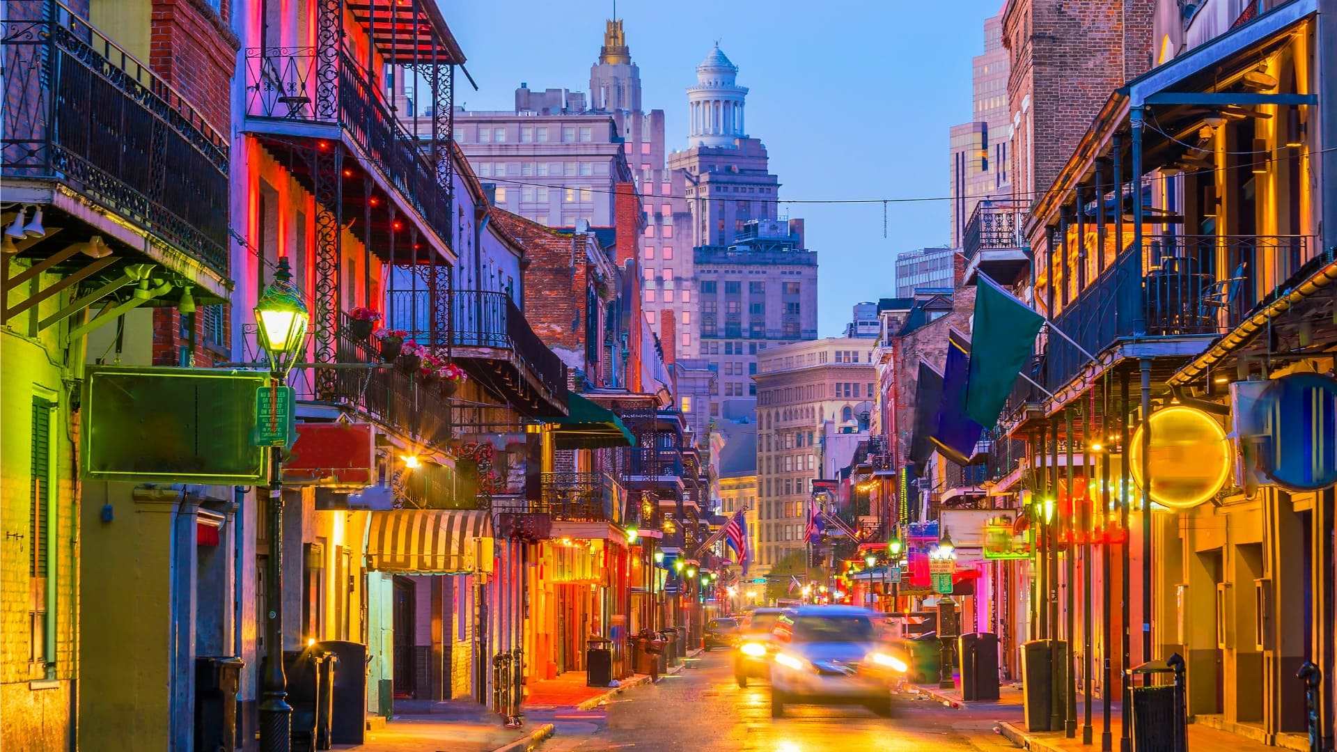 New Orleans Nighttime Bars & Restaurants Whiskey Bayou Charters
