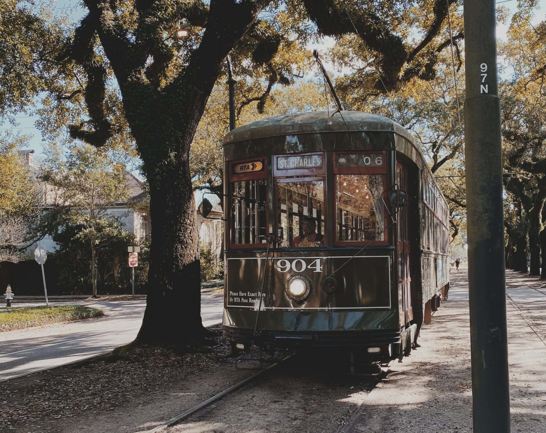 Train in New Orleans