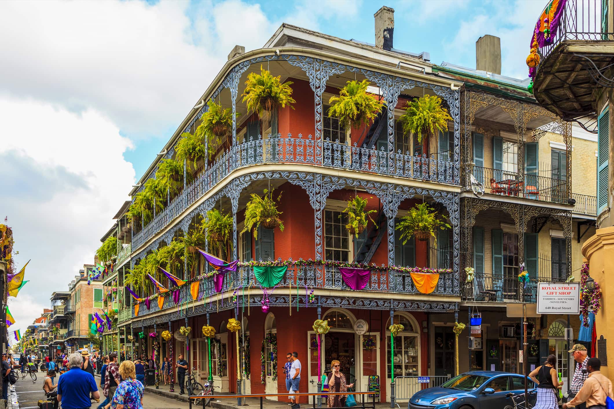 New Orleans French Quarter Building